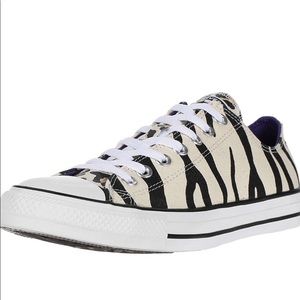 Converse Low Top Driftwood-Zebra Stripe